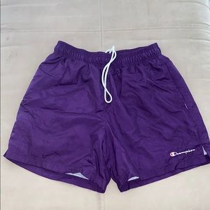 Men’s Champion brand shorts.